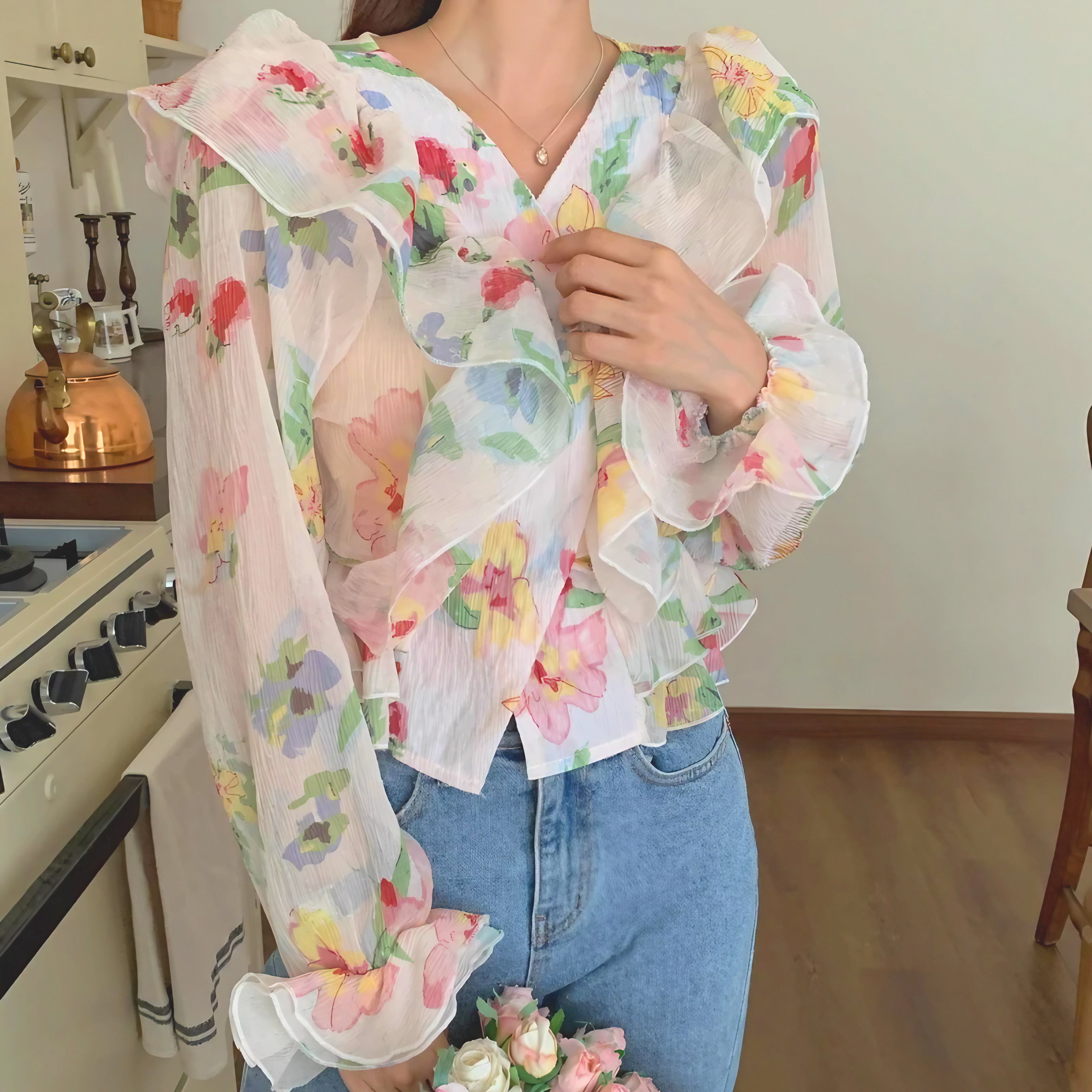 Chiffon Garden Blouse