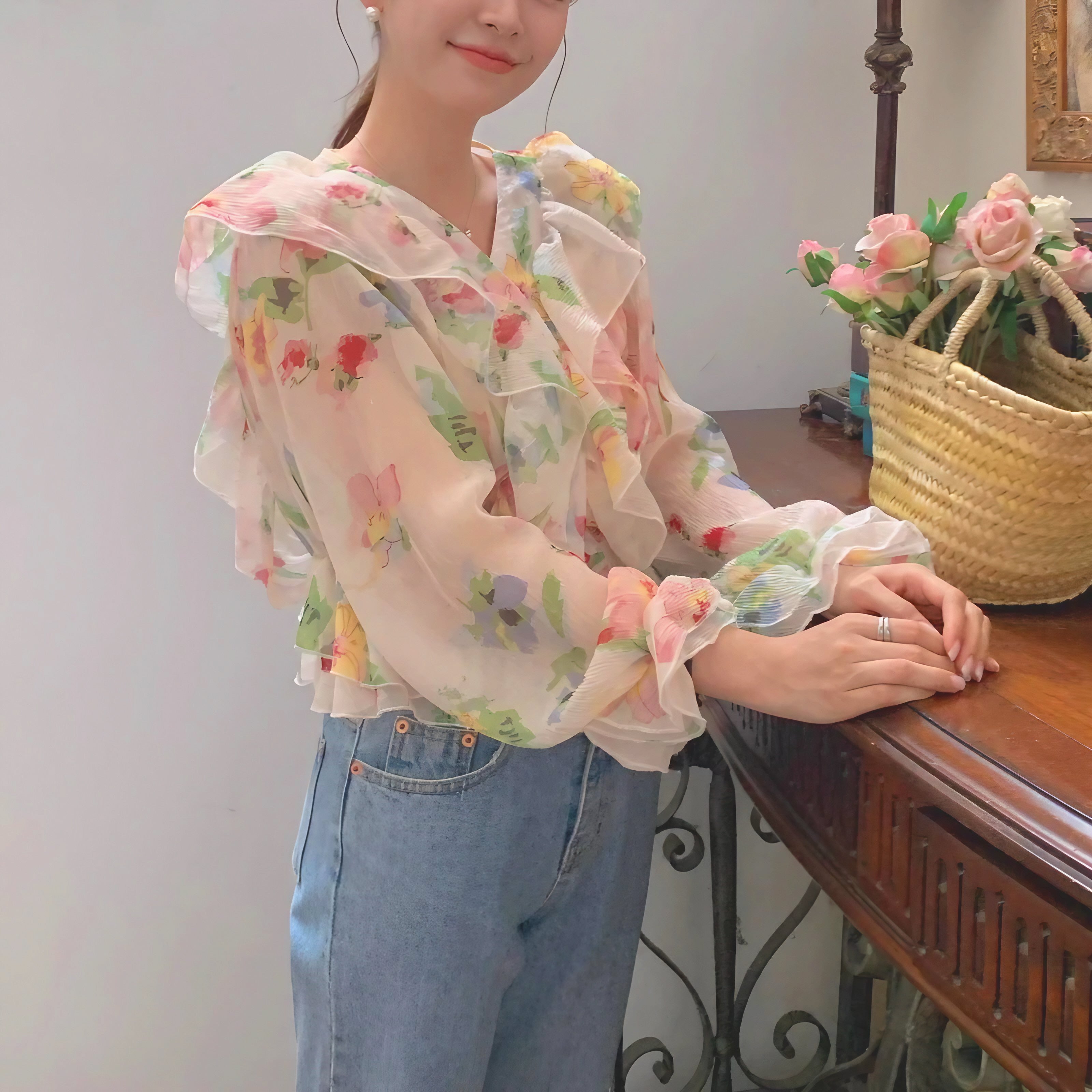 Chiffon Garden Blouse