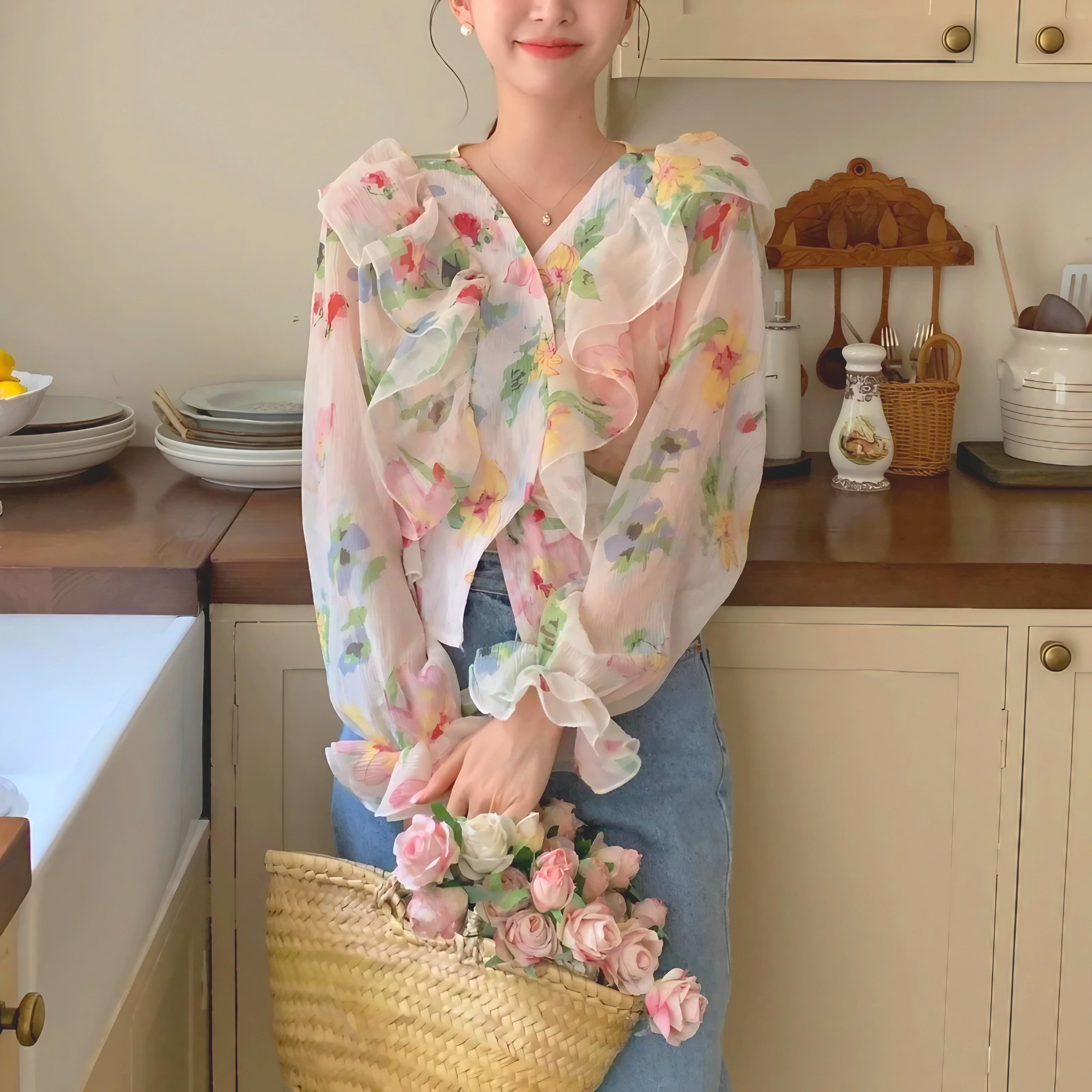 Chiffon Garden Blouse