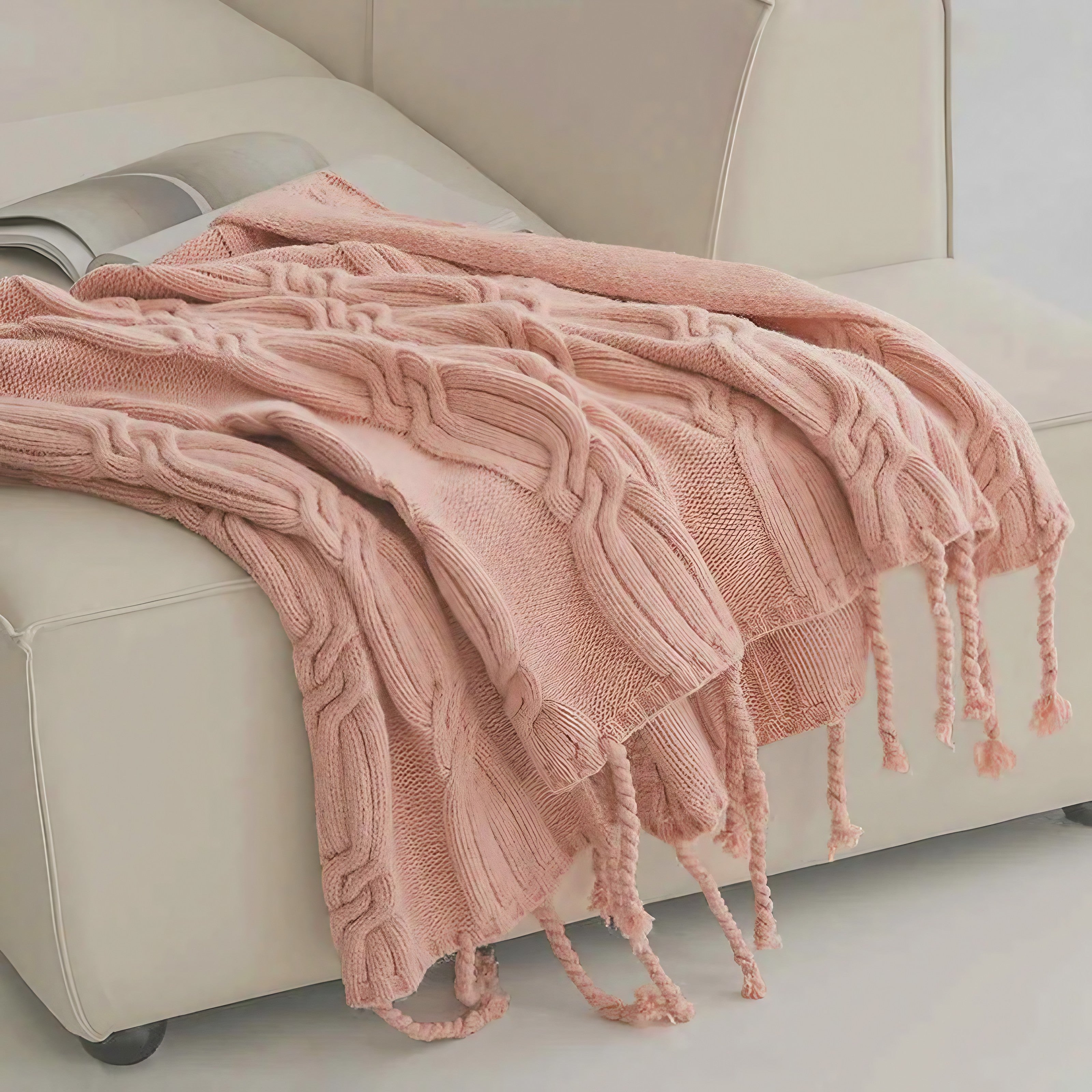 Chunky Cable Knit Blankets