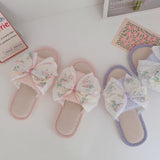 Coquette Floral Slippers