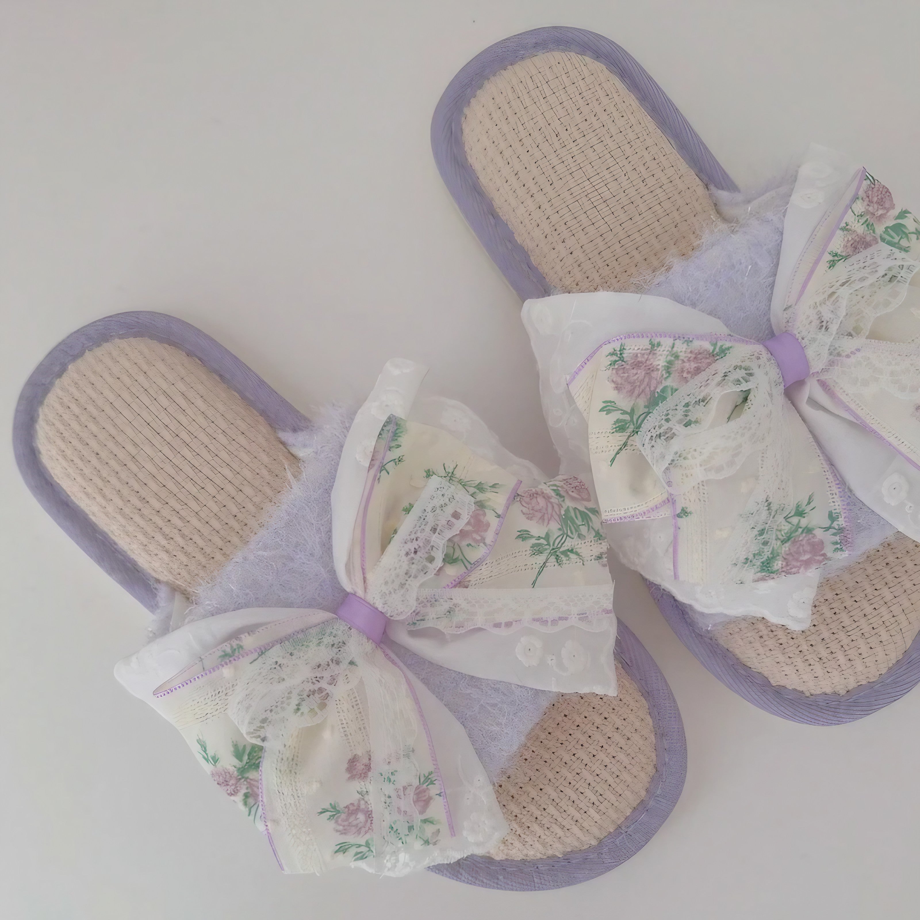 Coquette Floral Slippers