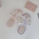 Coquette Floral Slippers
