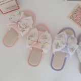 Coquette Floral Slippers