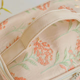 Coral Bloom Cosmetic Bag