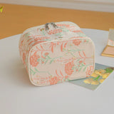 Coral Bloom Cosmetic Bag