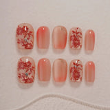 Coral Garden Nails