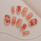 Coral Garden Nails