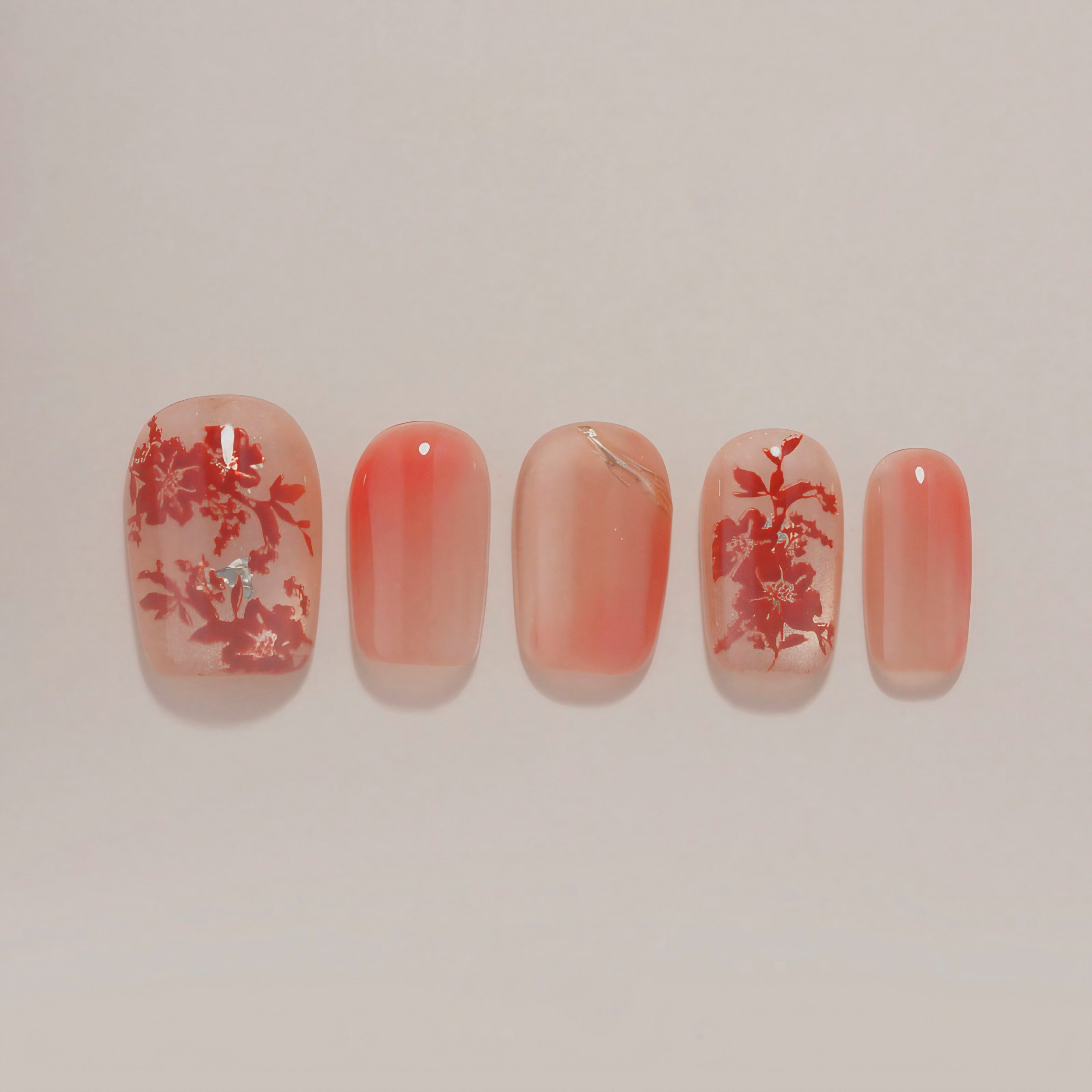 Coral Garden Nails