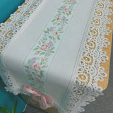 Cottage Bloom Lace Runner