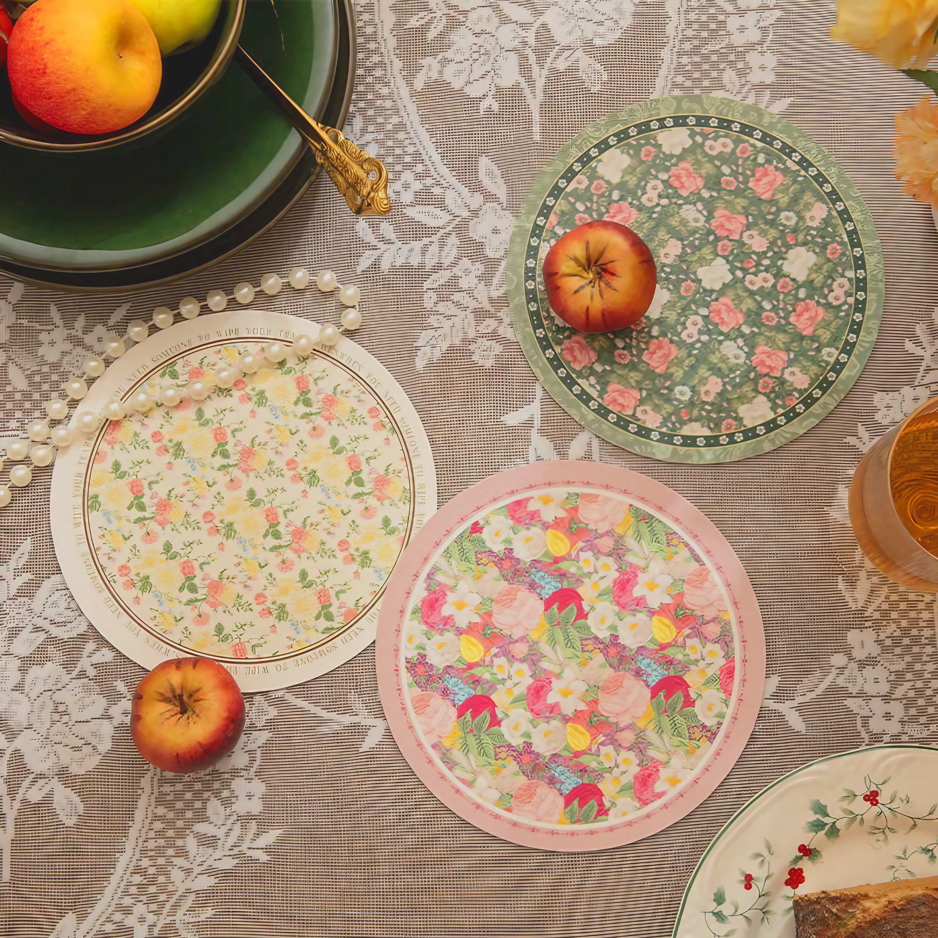 Cottage Lace Coasters
