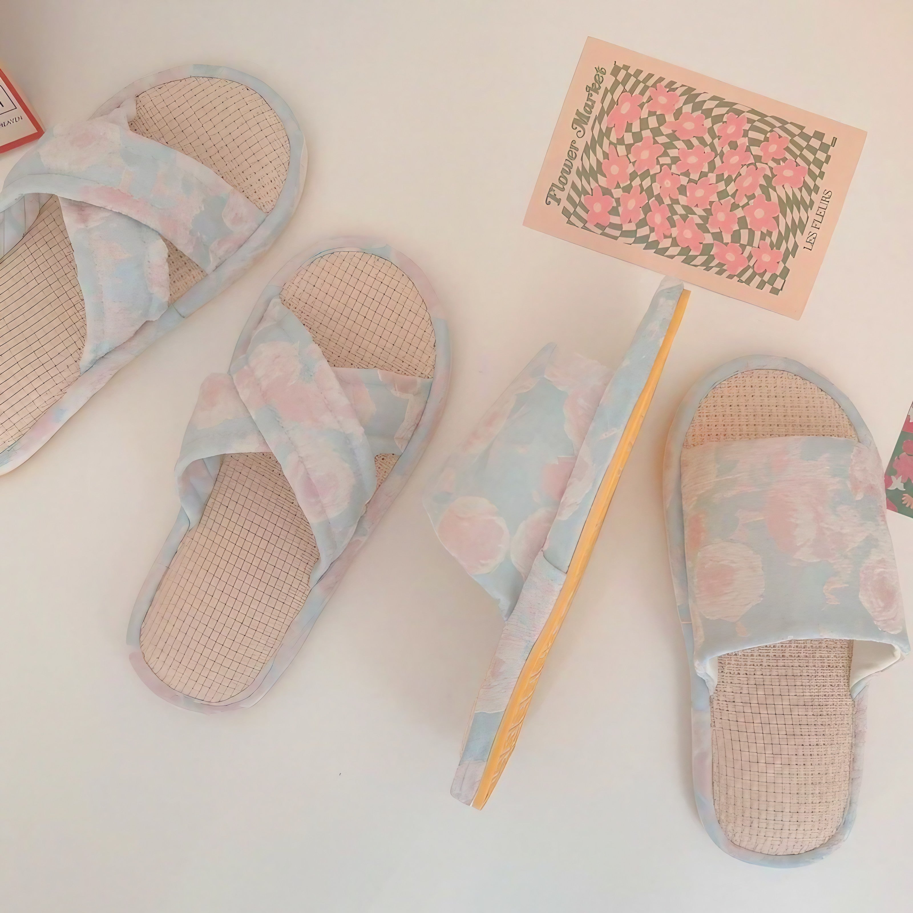 Cottage Rose Slippers