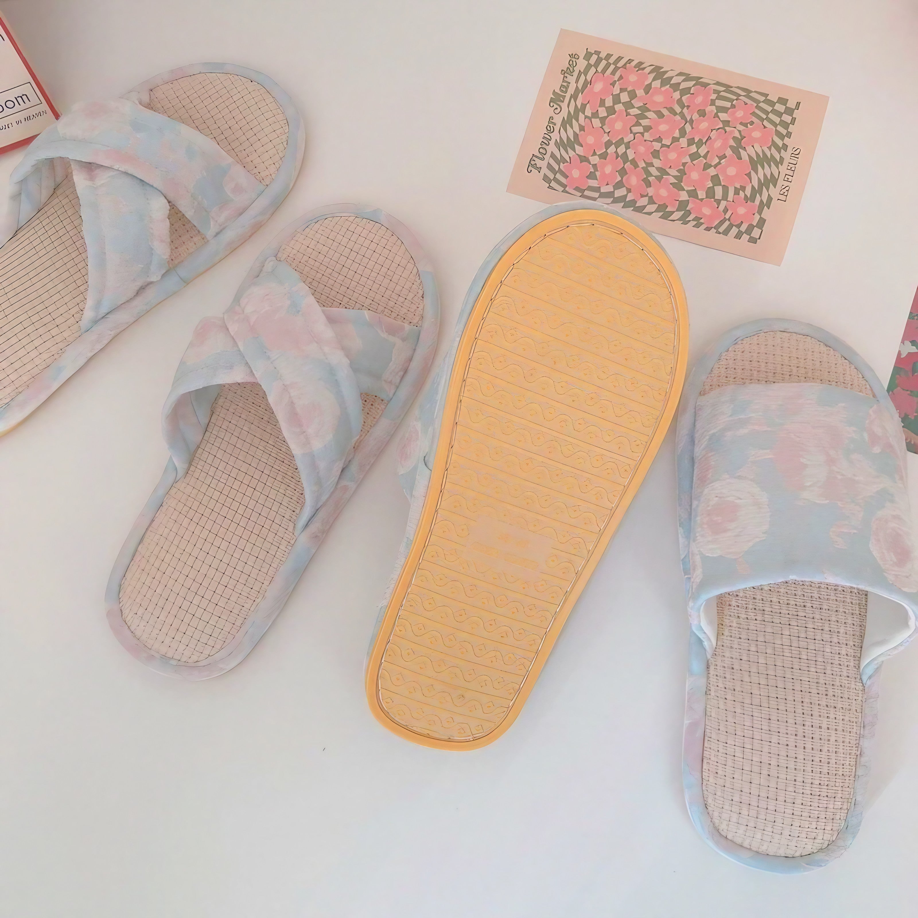 Cottage Rose Slippers