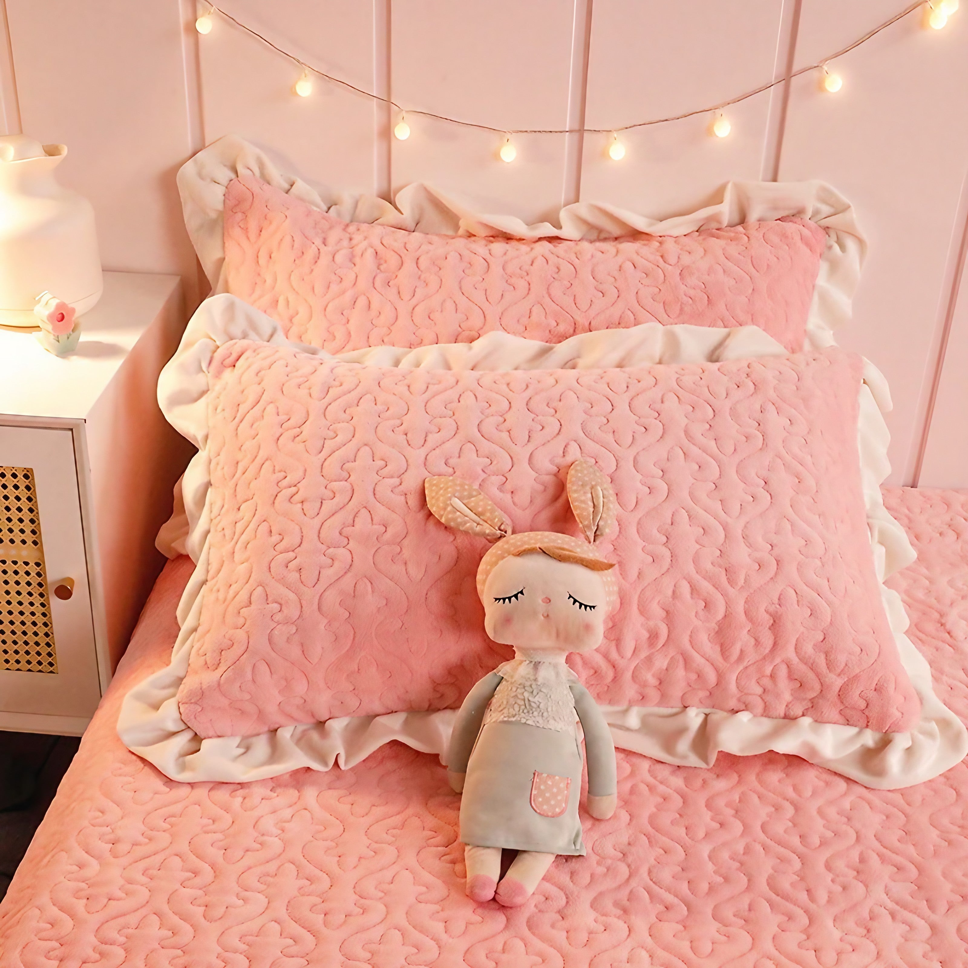 Cotton Ruffle Pillowcase