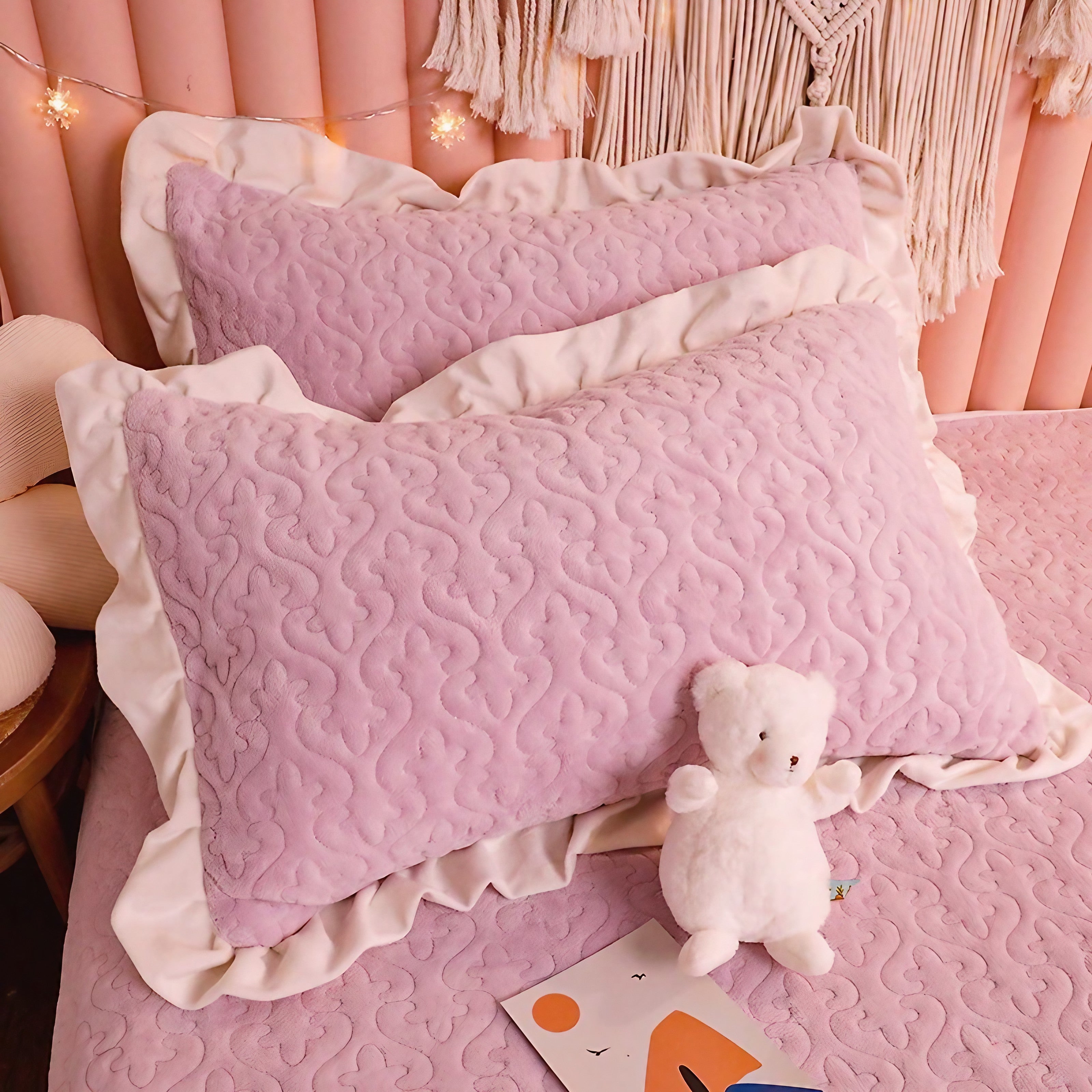 Cotton Ruffle Pillowcase