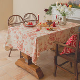 Crimson Toile Vintage Tablecloth