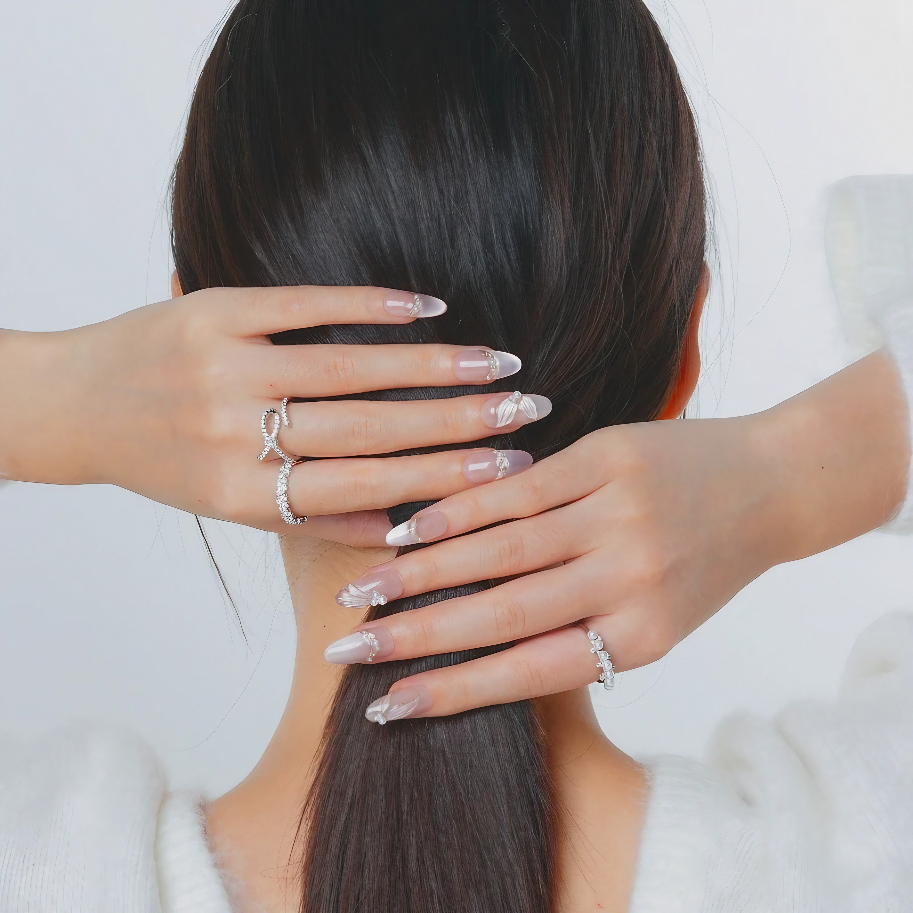 Crystal Petal Nails