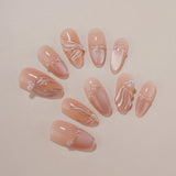 Crystal Petal Nails