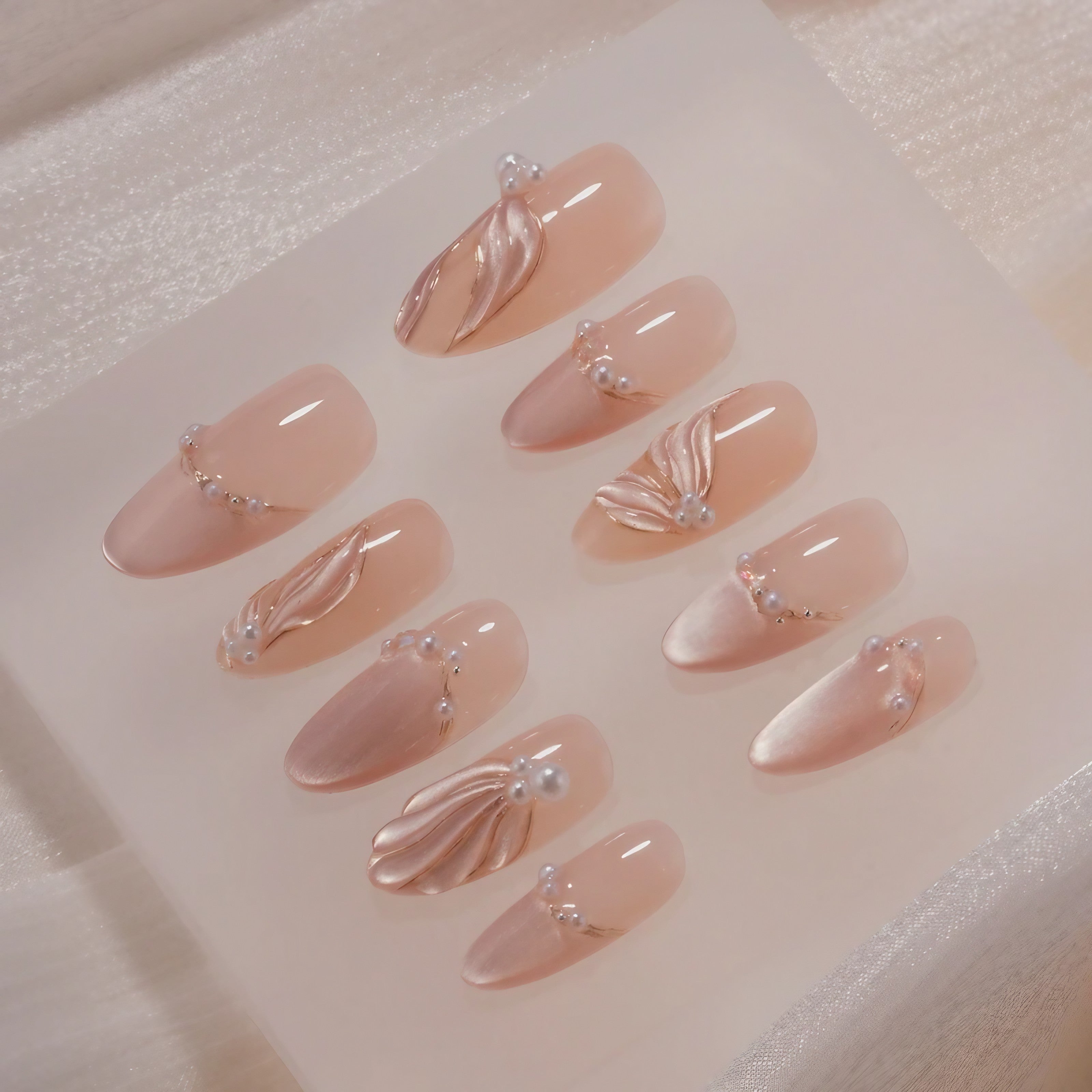 Crystal Petal Nails