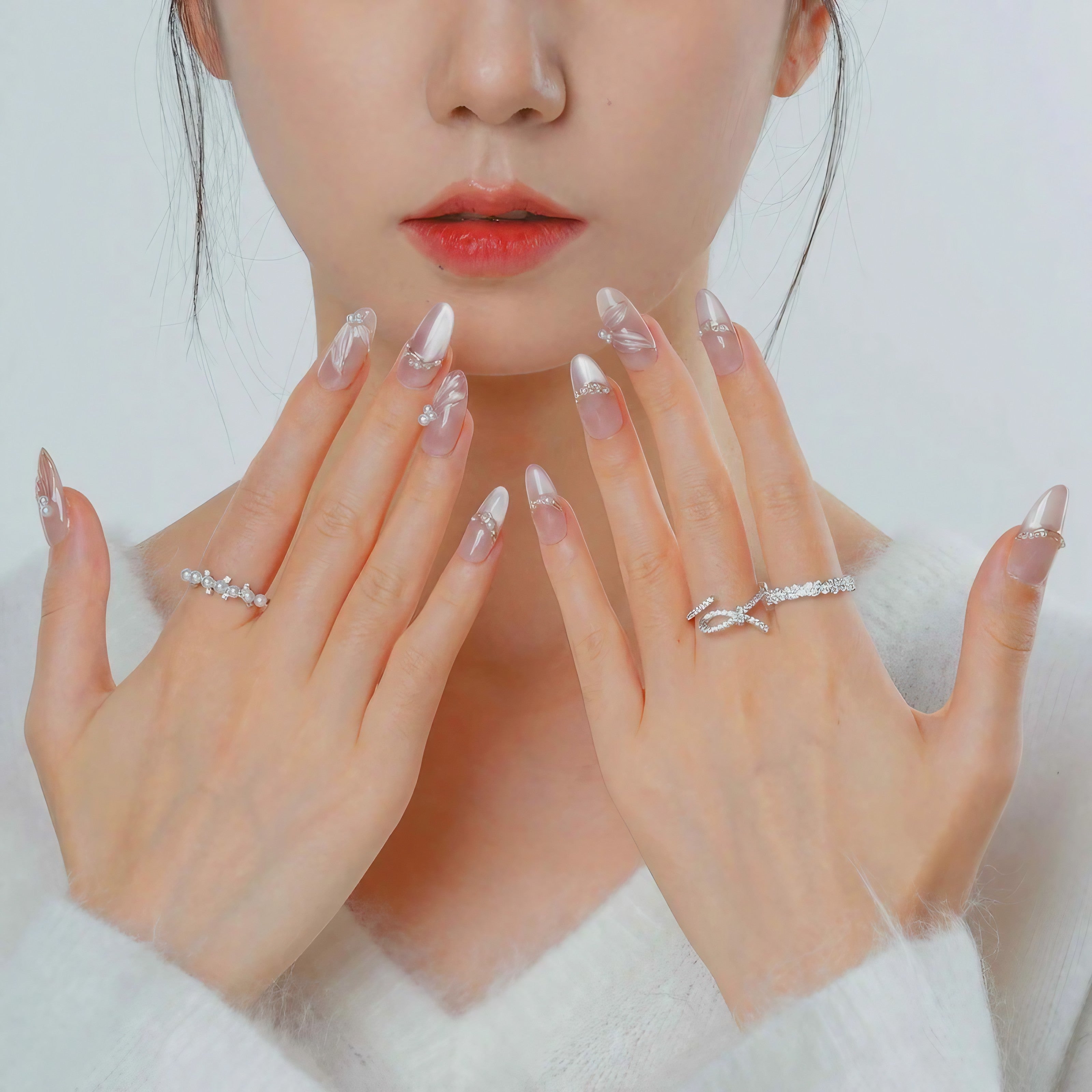 Crystal Petal Nails