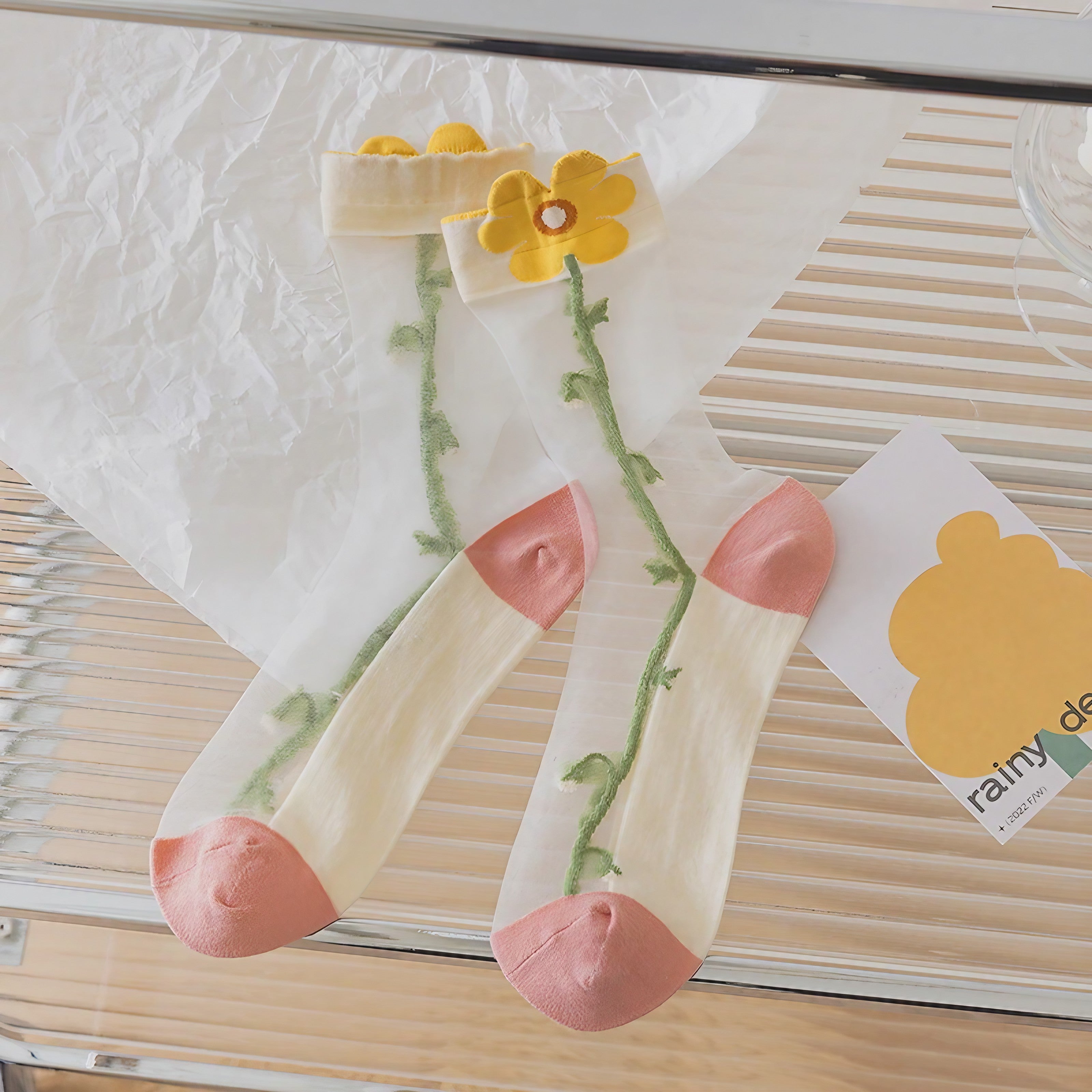 Bloom Veil Socks