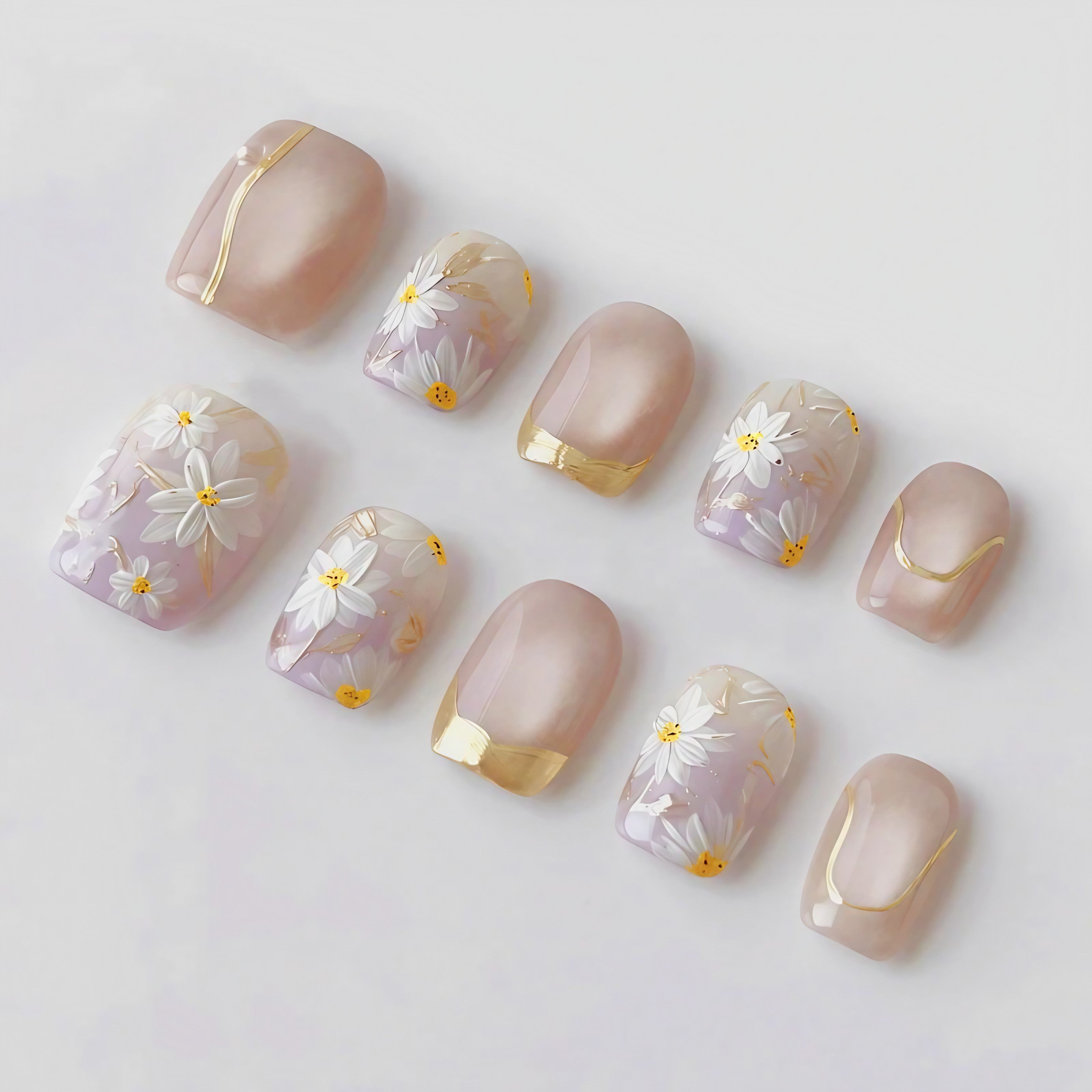 Floral Whisper Nails