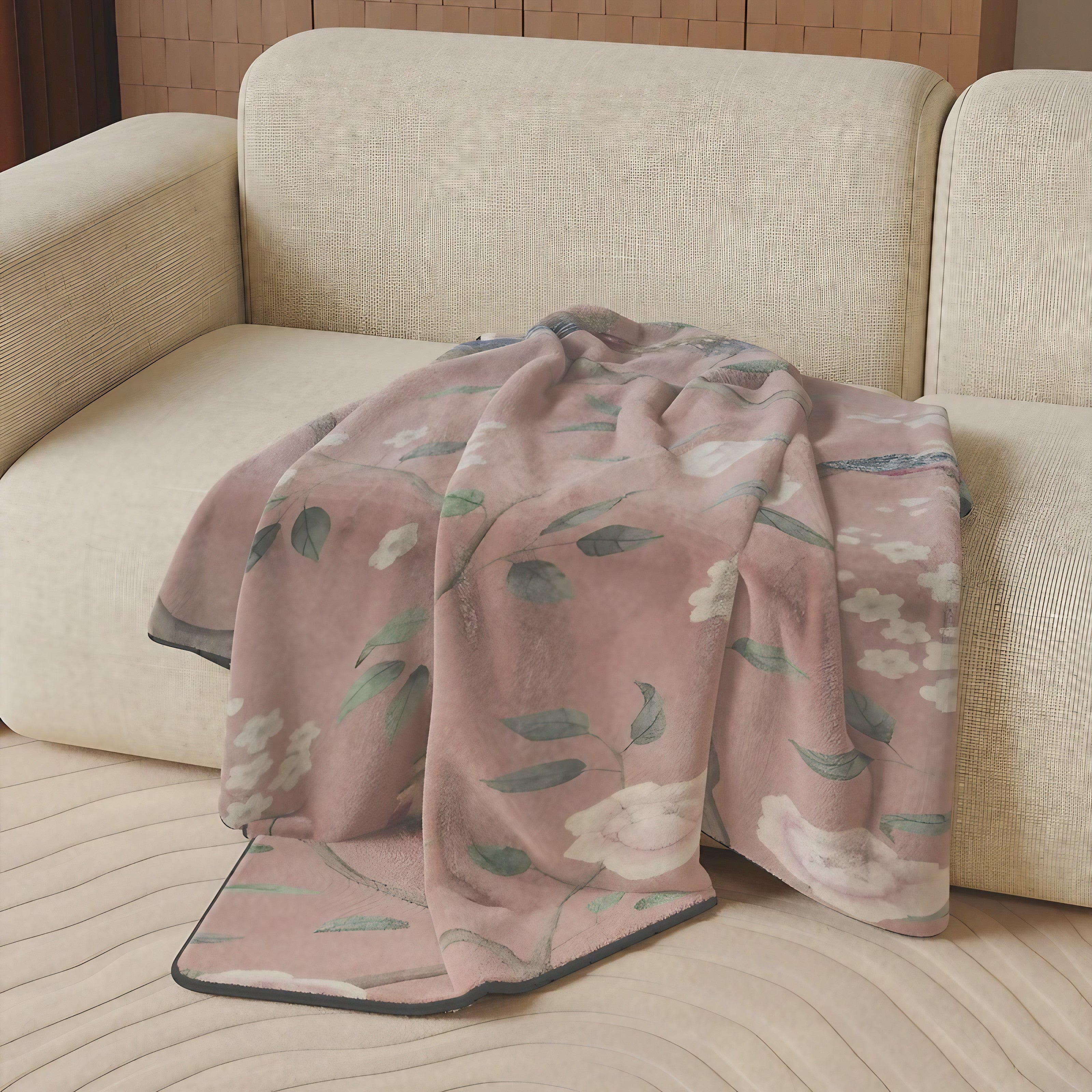 Dusty Rose Bird Blankets