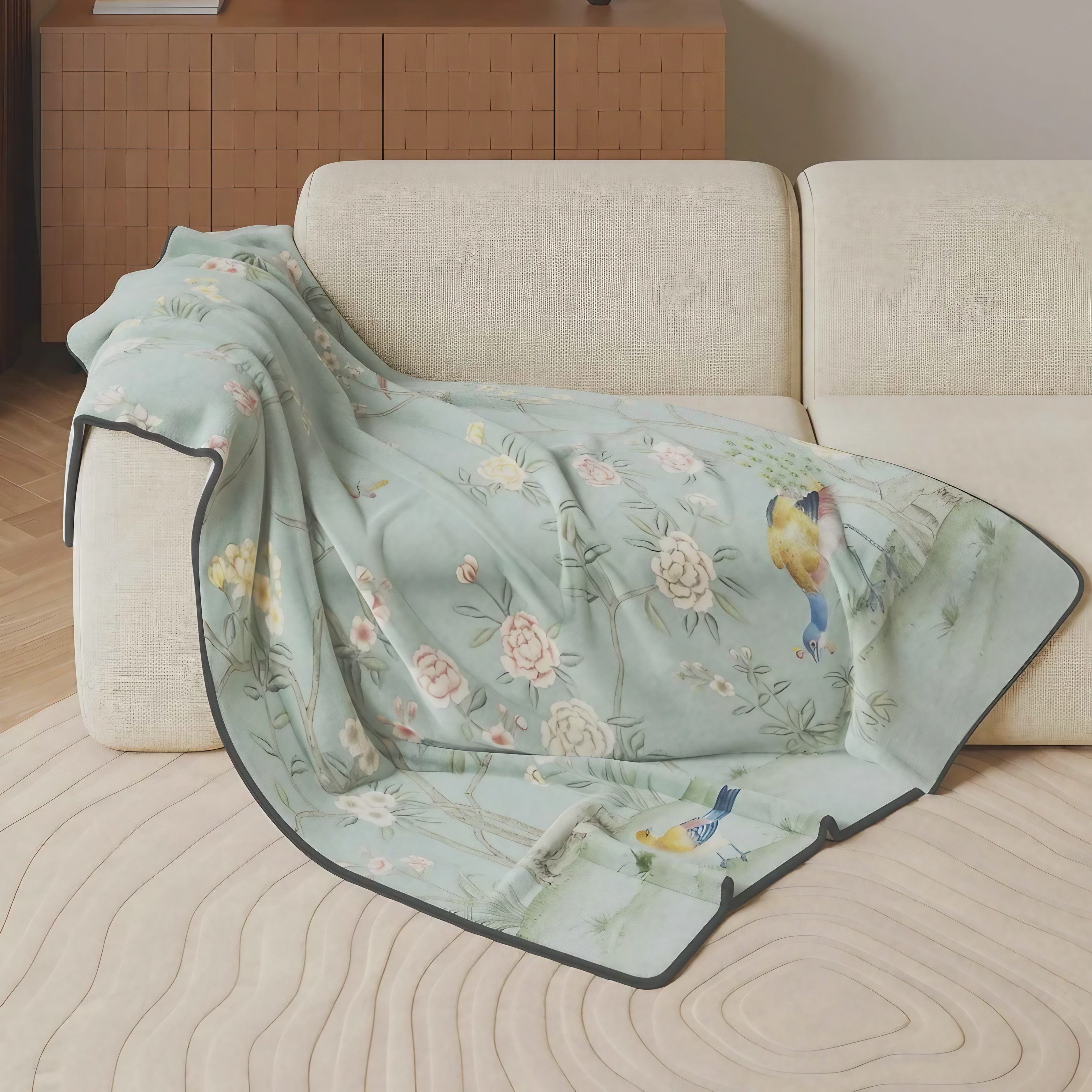 Dusty Rose Bird Blankets