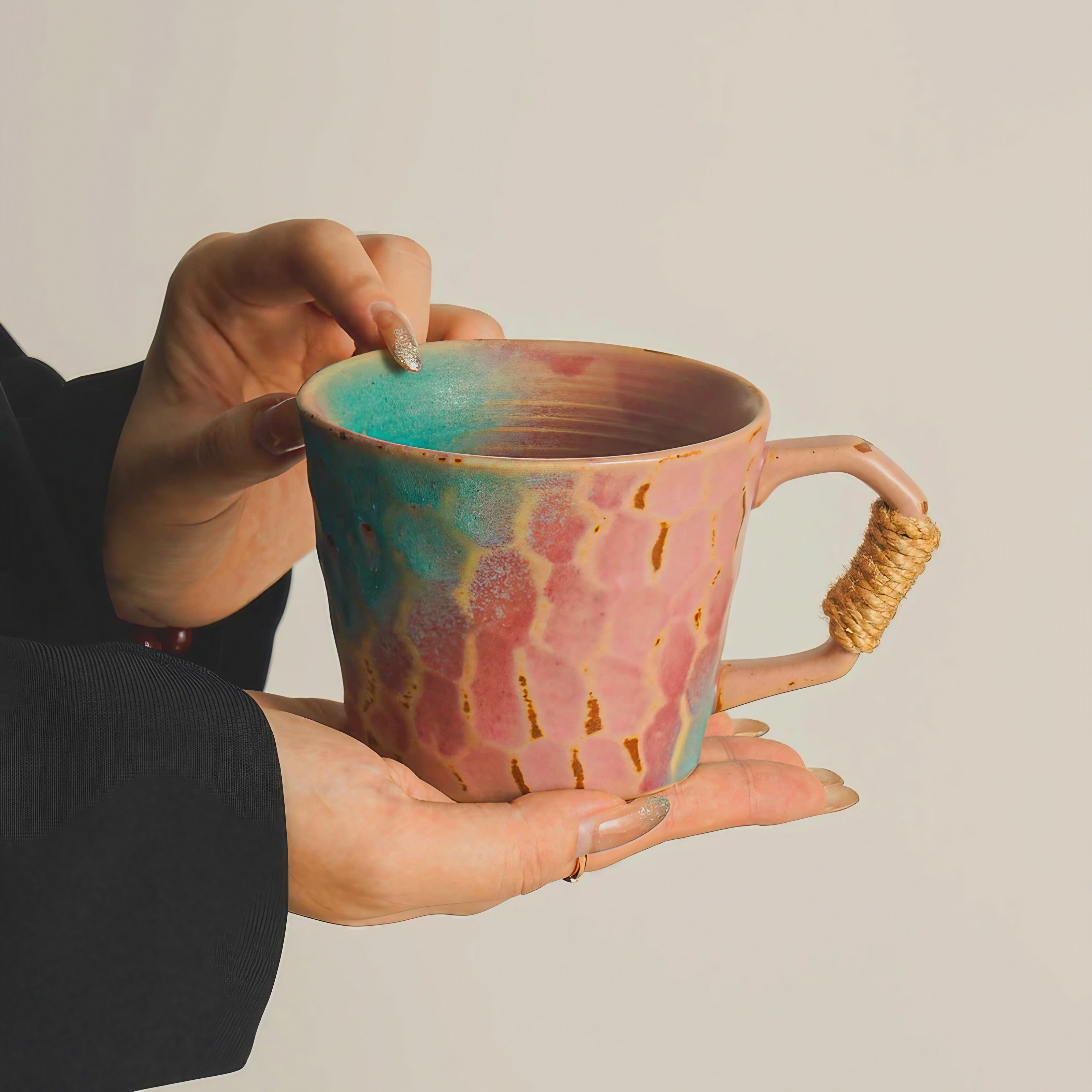 Enchanted Garden Pottery Mug