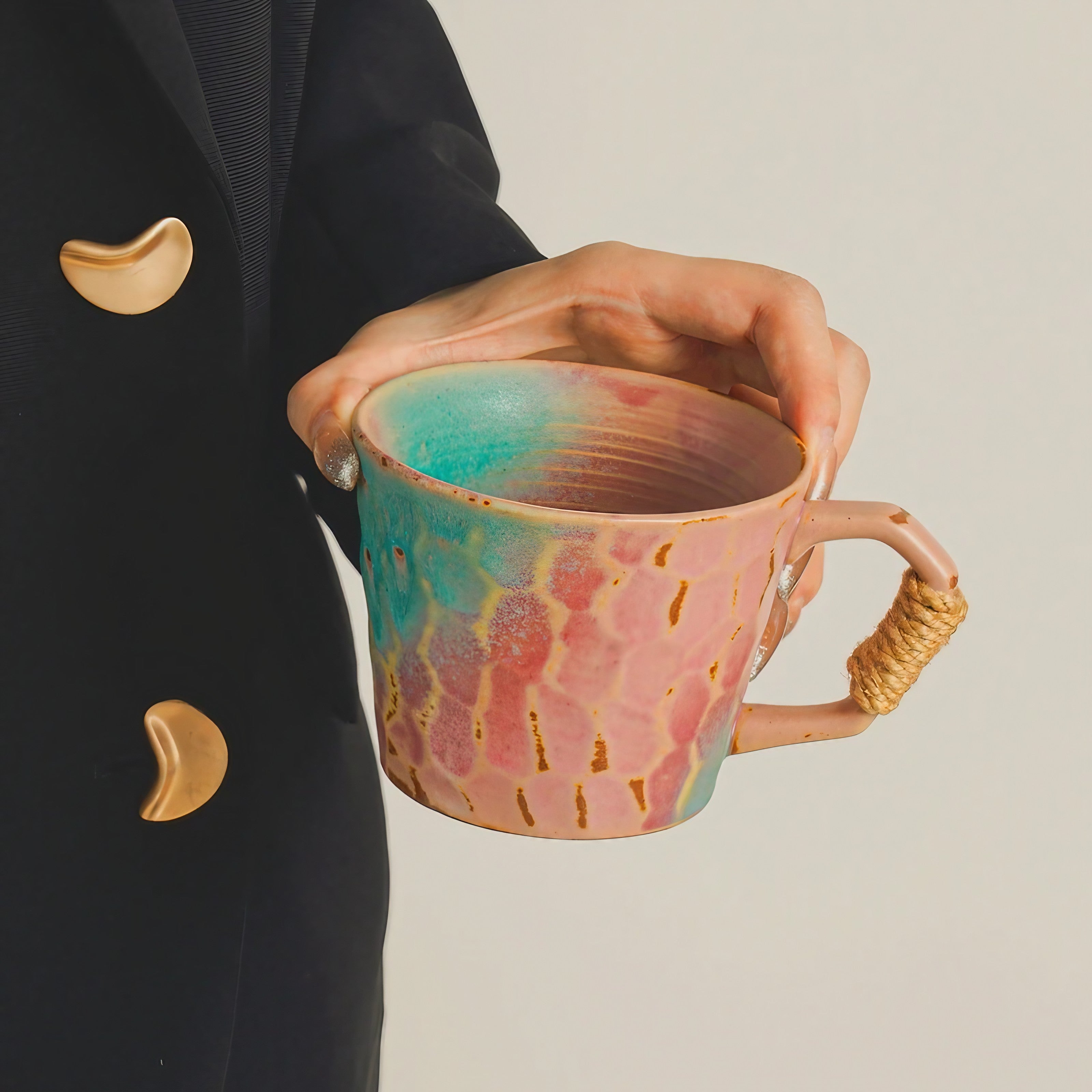 Enchanted Garden Pottery Mug