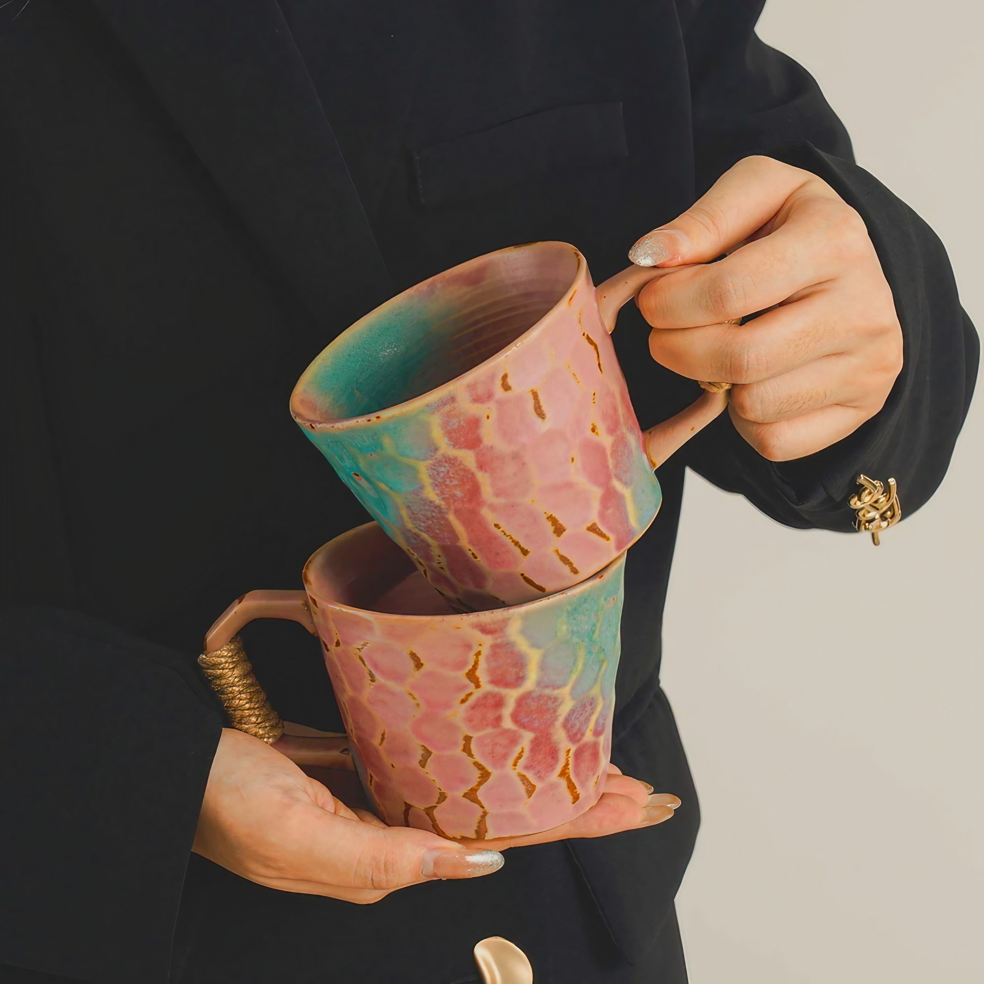Enchanted Garden Pottery Mug