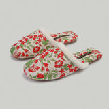 Floral Cozy Mule Slippers