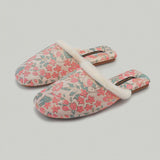 Floral Cozy Mule Slippers