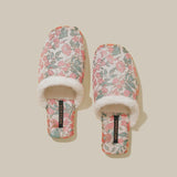 Floral Cozy Mule Slippers