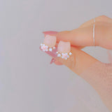 Floral Meow Earrings