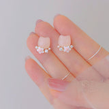 Floral Meow Earrings