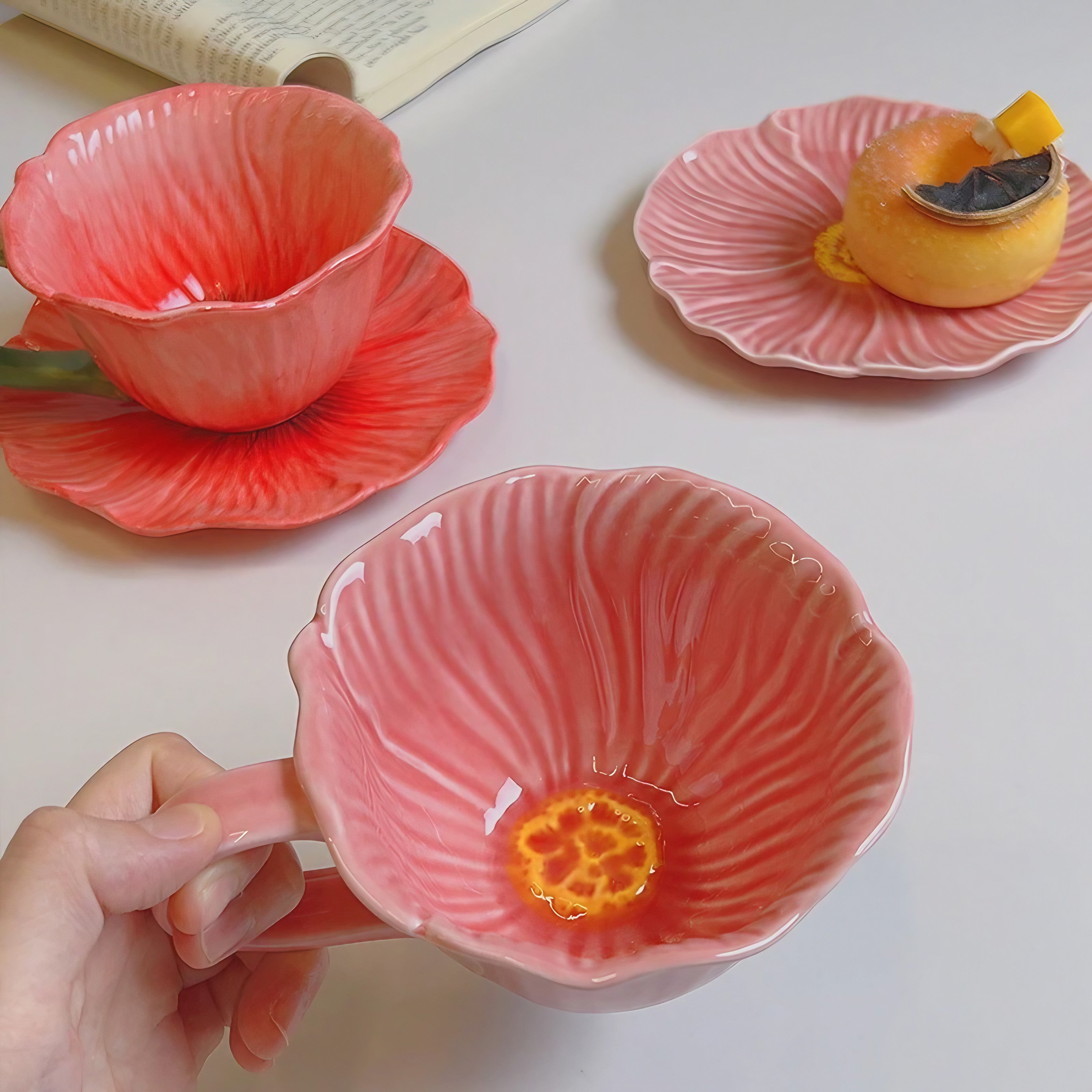 Floral Radiance Teacups