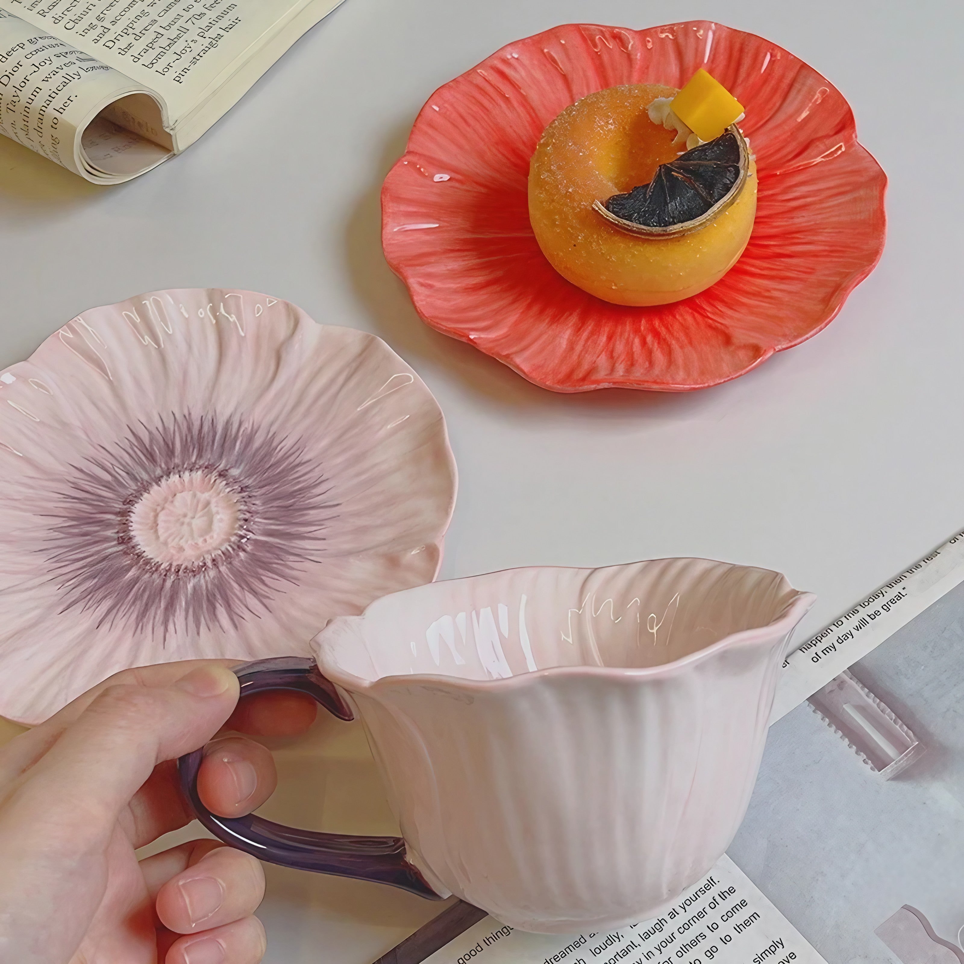 Floral Radiance Teacups