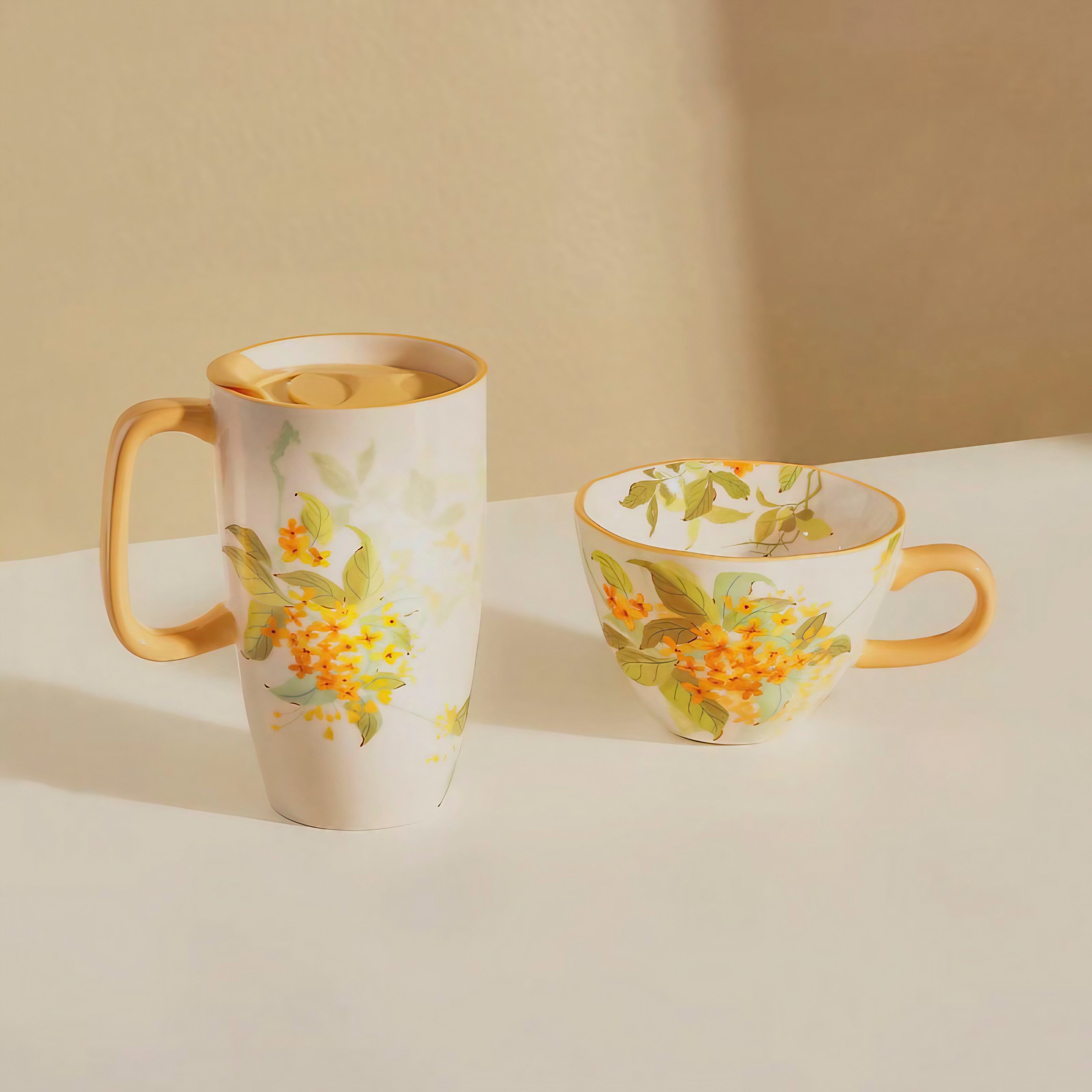 Floral Reverie Tea Tumbler