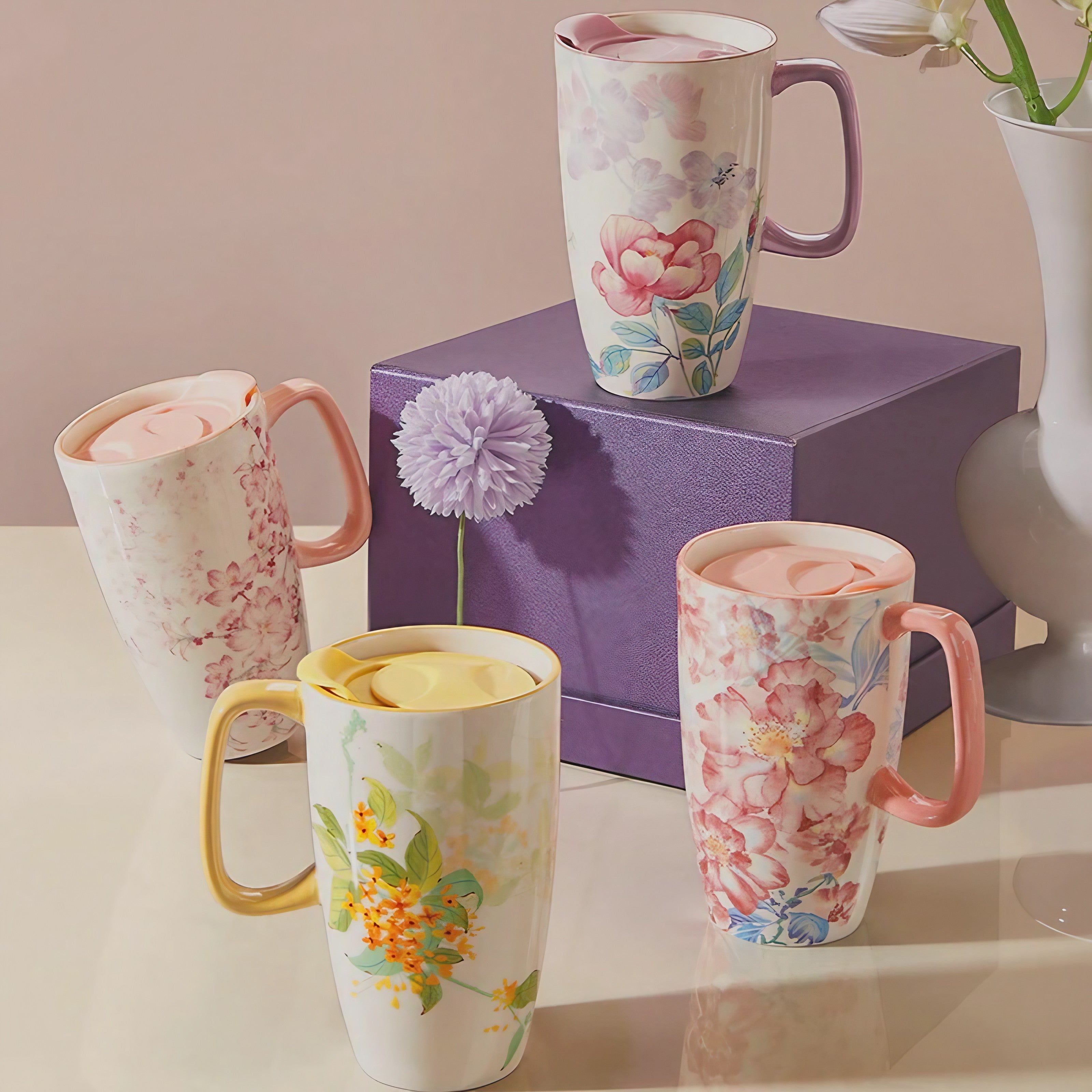 Floral Reverie Tea Tumbler