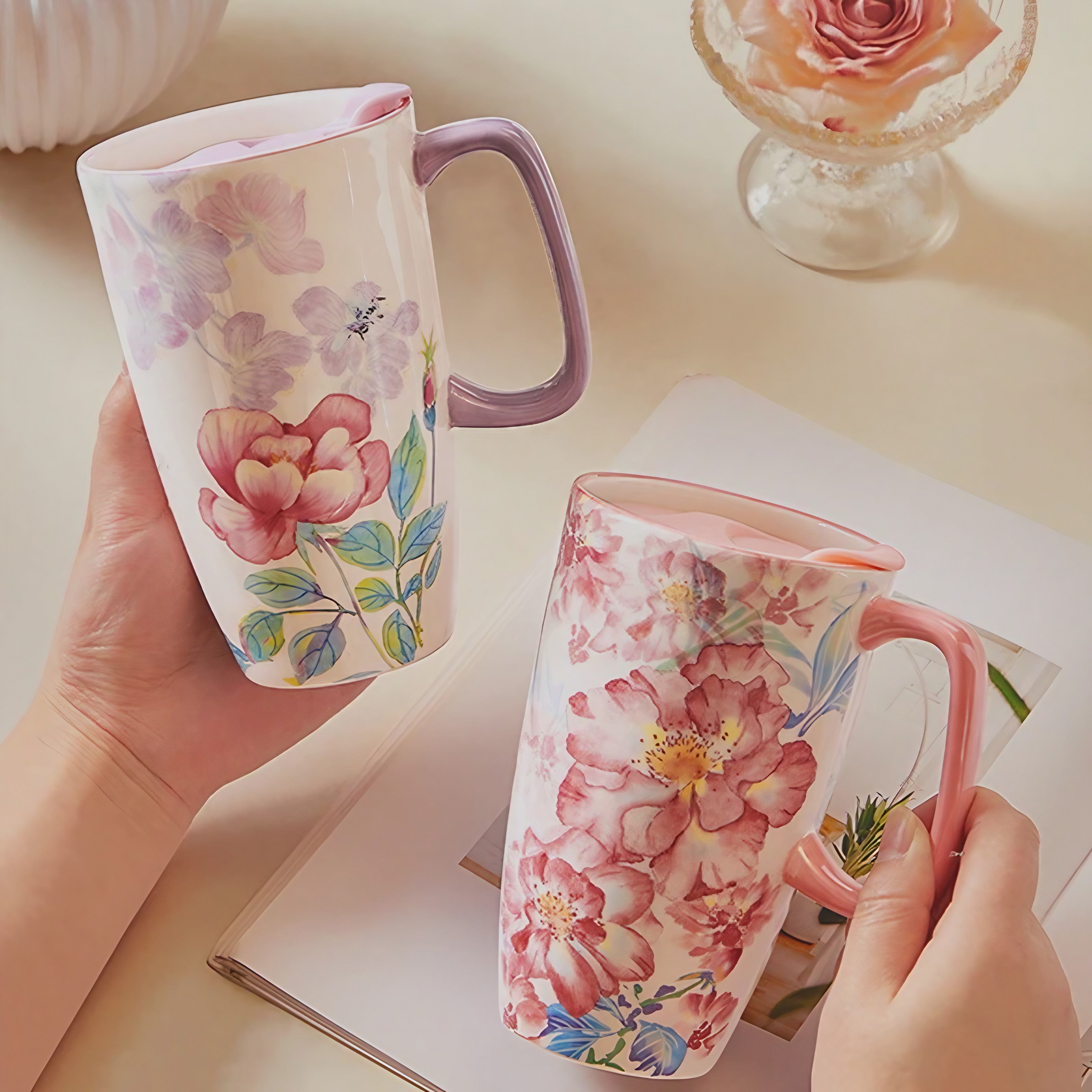Floral Reverie Tea Tumbler