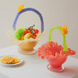 Floral Twist Glass Bowl