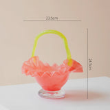 Floral Twist Glass Bowl
