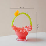 Floral Twist Glass Bowl