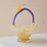 Floral Twist Glass Bowl