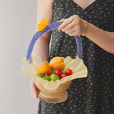 Floral Twist Glass Bowl