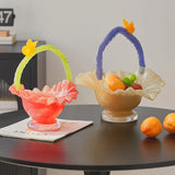 Floral Twist Glass Bowl