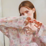 Floral Veil Blouse
