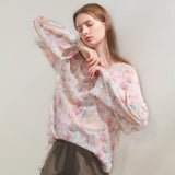 Floral Veil Blouse