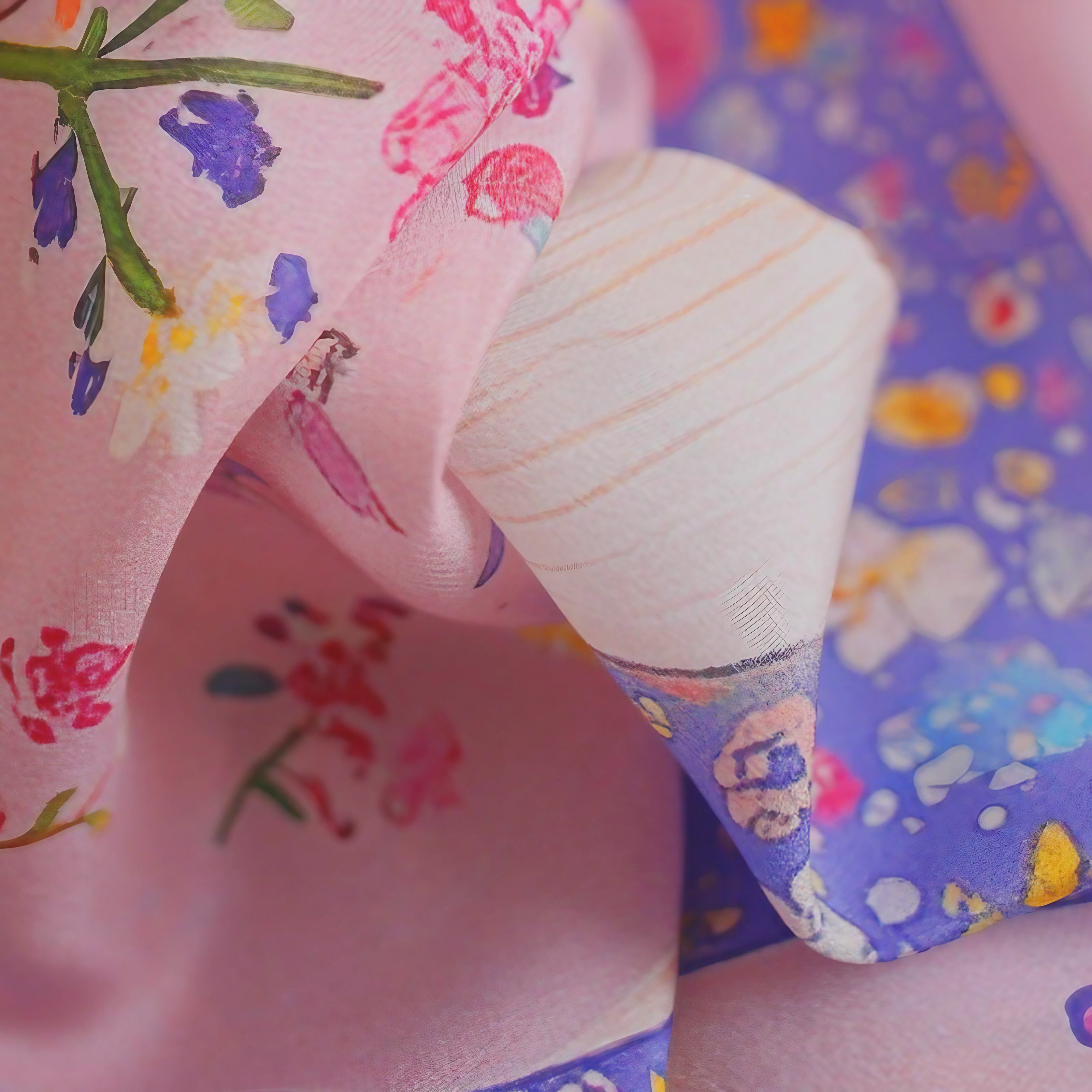 Floral Whale Dream Scarf